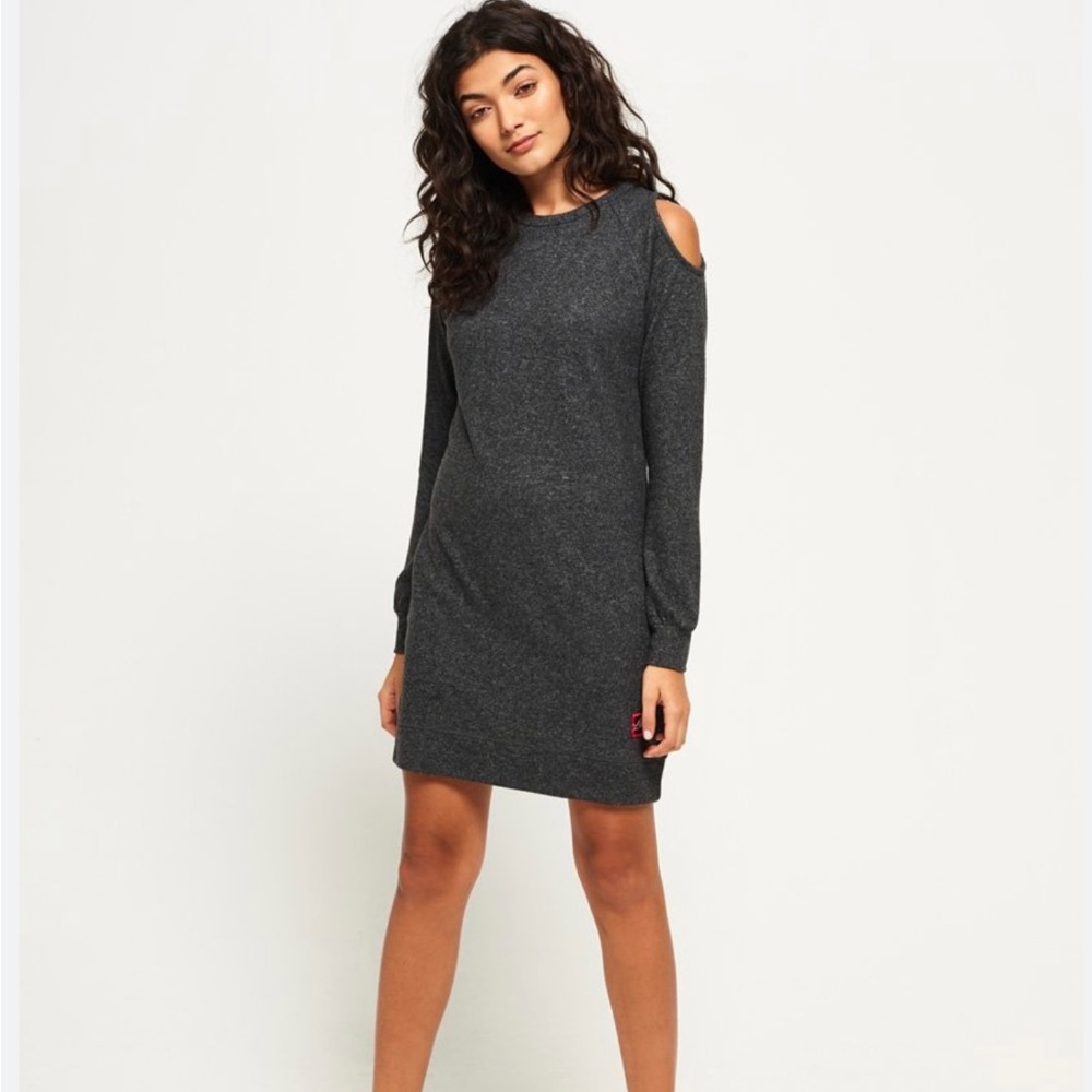 Superdry Flynn Cold Shoulder Dress, XS